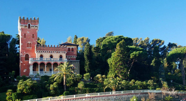 Unusual castle in Varazze